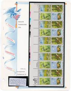 Scott #1924a Wildlife Habitat Plate Block - White Ace Album Page 20 Stamps - MNH - Picture 1 of 1