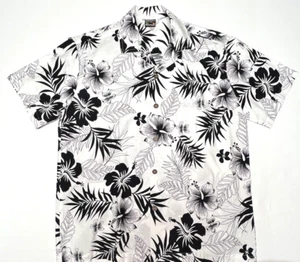 Hawaii Fashions Mens Size Sm Made In USA Floral Hawaiian Short Sleeve Camp Shirt - Picture 1 of 5