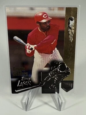1996 Topps Laser - #77 Reggie Sanders - Image 1 of 2