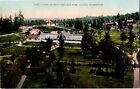 Luftaufnahme von Point Defiance Park Tacoma WA Vintage Postkarte T39
