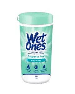 Wet Ones Hand and Face Wipes, Sensitive Skin Wipes | Unscented Wipes - Picture 1 of 7