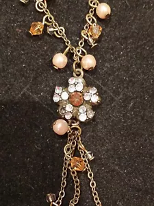 Necklace Delicate vintage-style floral - Picture 1 of 6