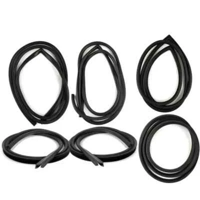 For 1972-78 Toyota Hilux RN20 RN25 Pickup Weatherstrip Rubber Complete Set of 6 - Image 1 of 4