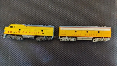 Mantua HO F-7 A&B DUMMY Locomotive Pair UP #537/1468 B - Image 1 of 4