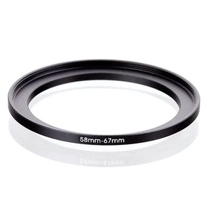 58mm-67mm 58mm to 67mm 58 - 67mm Step Up Ring Filter Adapter for Camera Lens - Picture 1 of 4