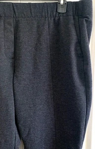 Pantalones J. JIll Mujer Talla L Gris Ponte Pierna Ajustada Pull On Elastizados Bolsillos Cómodos - Imagen 1 de 8