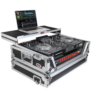 ProX XS-PRIME2 LT Flight Case for Denon Prime 2 DJ System Silver on Black - Picture 1 of 11