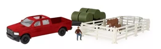 1:32 Pickup And Bale Set Truck TOMY ERTL ZFN47598  47598 - Image 1 of 1