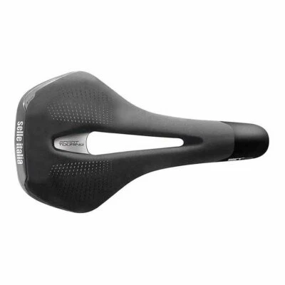 Selle Italia, ST 5 Flow, Saddle, 276 x 155mm, 396g, Black/Hi-Viz - Image 1 of 2