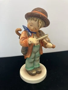 Hummel Goebel “Little Fiddler” 5.5” W Germany #2 TMK-6 Boy Playing Fiddle - Picture 1 of 6