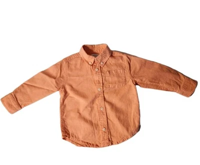Gymboree Toddler Boys 2T 2017 LS Melon Button Down "Dressed By Gymboree" - Image 1 of 4