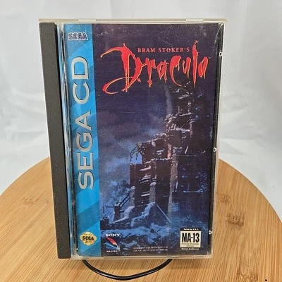 Bram Stoker's Dracula (Sega CD 1993) W/ Manual Good Disc - Image 1 of 4