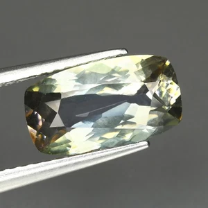 2.19 Ct Great look Cushion Cut 11 X 6 mm 100% Natural Greenish Yellow Tanzanite - Picture 1 of 5