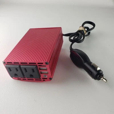 BESTEK 300W Power Inverter DC 12V to 110V AC Car Inverter with 4.2A Dual USB Car - Image 1 of 4