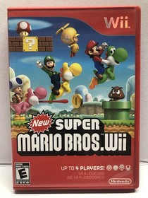 New Super Mario Bros Wii (Nintendo Wii) Clean & Tested Working - Free Shipping