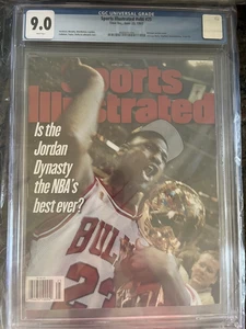 Sports Illustrated Michael Jordan Cover Newsstand June 23 1997 CGC 9.0 - Picture 1 of 2