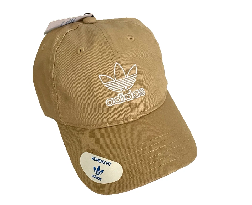 Authentic Adidas Originals Relaxed Fit Strapback Khaki Raw Sand Brown