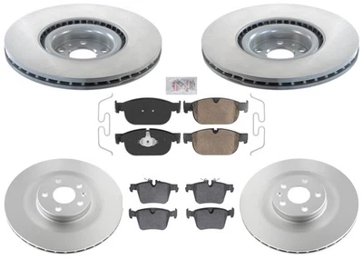Rotores de freno de disco recubiertos y pastillas de freno para Volvo XC90 16-24 366 MM delantero 340 mm Rr Foto 1 de 4