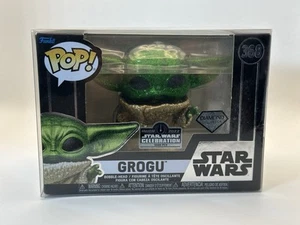 Funko Pop Star Wars 368 Grogu Diamante Star Wars Celebración Exclusivo - Imagen 1 de 10