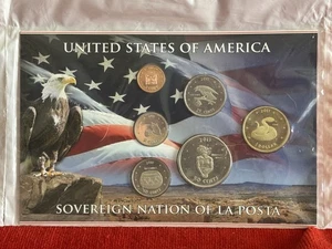 U.S. Mint 2014 Sovereign Nation of La Posta Uncirculated Coin Set MINT - Picture 1 of 6