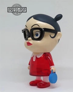 MUÑECA LITTLE ENID VESTIDO ROJO DISEÑADOR VINILO JUGUETE FIGURA DANIEL CLOWES PRESS POP - Imagen 1 de 2