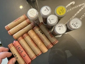 1969S Lincoln Memorial 50 Cent ROLLS BU - Uncirculated & Unsearched 🔥 - Picture 1 of 4
