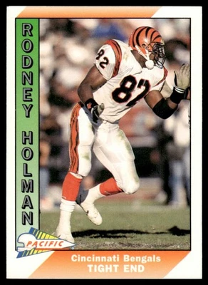 1991 PACIFIC FOOTBALL CARD RODNEY HOLMAN #68 CINCINNATI BENGALS 4298 - Image 1 of 2