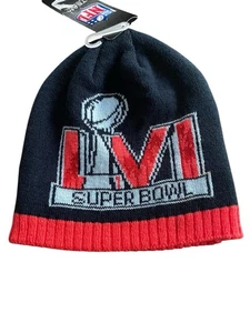 NFL Team Apparel Super Bowl Los Angeles LVI Youth 8-20 Bennie Black Orange - Picture 1 of 4