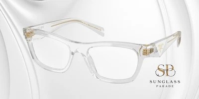 普拉达 PR B01V 12R1O1 罂粟波尔多演示镜头 52 毫米女式眼镜 — 第 1/2 张图片