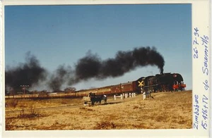 1994 Zimbabwe Photography Postcard Steam Train MF98917 - Picture 1 of 1