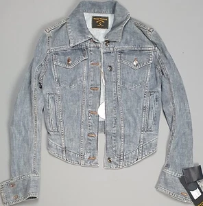 Vivienne Westwood Anglomania Denim Jacket Size 38 / 6UK Punk Grey - Picture 1 of 9