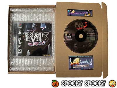 Resident Evil 3 Nemesis PS1 - NTSC-U/C USA VGC CIB with Reg - Tracked - Image 1 of 4