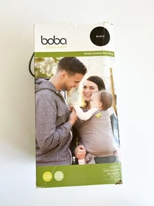 Boba Baby Sling Wrap Carrying Bag Infant Carrier 7-35 lbs 0-36 Months in Black - Picture 1 of 7