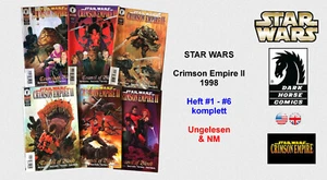 Star Wars - Crimson Empire - Council of Blood Comic - Dark Horse - engl. Neu/NM - Bild 1 von 8