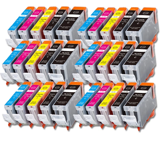 30PK Combo Printer Ink chipped for Canon PGI-5BK CLI-8 MP500 MP530 MP600 MP610 - Image 1 of 1
