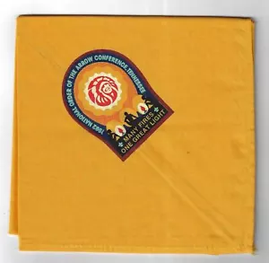 1982 NOAC Many Fires One tolles hellgelbes Halstuch [NC-2558] - Bild 1 von 1