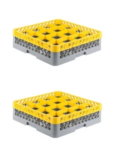 2er Pack Restaurant Geschirrspüler Glasregal mit 16 Fächern und einer Verlängerung - Bild 1 von 9