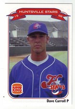 1998 Huntsville Stars Dave Carroll #17 - Minor League Team Issue