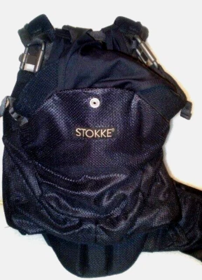 Регулируемая передняя детская переноска Stokke MyCarrier ЧЕРНАЯ СЕТКА - Изображение 1 из 4