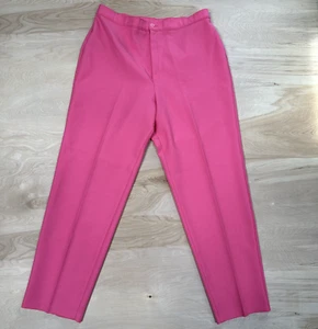 Vintage 80s Levi Strauss Bend Over Pants Womens 22W Bright Pink Mom High Rise - Picture 1 of 14