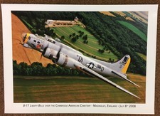 Liberty Belle B-17 Flying Fortress Cambridge American Cemitério-Inglaterra