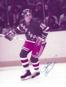 Signed 8x10 PIERRE LAROUCHE New York Rangers Autographed photo w/COA - Picture 1 of 1