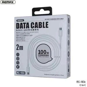REMAX RC-183c PD 100W Cavo dati ricarica rapida da Type-C a Type-C 2m - Foto 1 di 3
