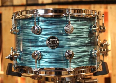 DW Performance Turquoise Oyster Snare Drum - 8x14 - Image 1 of 4