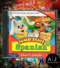 Jump Start Spanish For Kids CD-ROM 1997 Windows/ Mac Ages 3-6 Homeschool