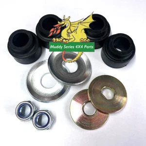 OEM Land Rover Defender D1 RRC Front Radius Arm Chassis Rubber Bush Kit DA2353 - Picture 1 of 2