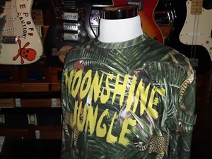 BRUNO MARS RARE Men's MOONSHINE JUNGLE Shirt Size Small-see measurements AMAZING - Picture 1 of 12