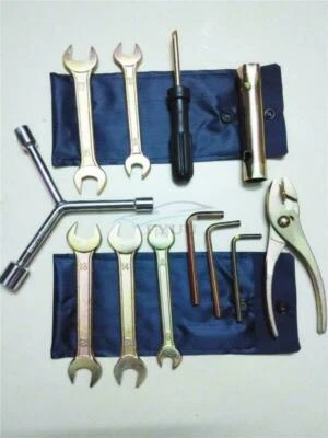 Kit de herramientas alicates llave llave llave bujía motocicleta con bolsa universal 12 piezas  Foto 1 de 4