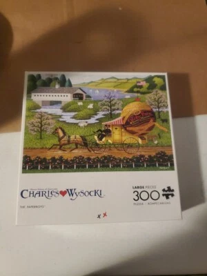Rompecabezas Buffalo Games Charles Wysocki "The Paperboys" 300 piezas de gran tamaño Foto 1 de 3