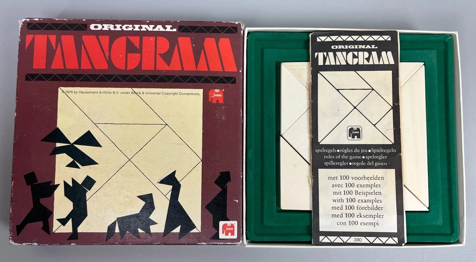 Vintage JUMBO 1978 Original Tangram Complete - Image 1 of 1
